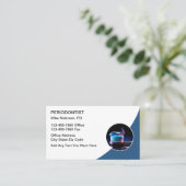 Tandartspraktijk Periodontist Visitekaartjes (Staand voorkant)
