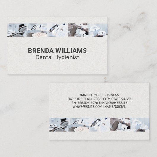 tandartspraktijk | tandarts visitekaartje (Voorkant / Achterkant)