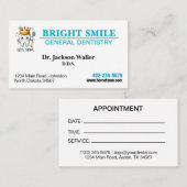 tandartspraktijk visitekaartje (Voorkant / Achterkant)