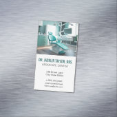 tandartsstoel | gezondheidszorg magnetisch visitekaartje (Voorbeeld)