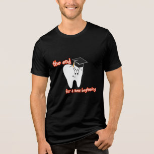 Tandartsstudent afgestudeerd Tri-Blend shirt