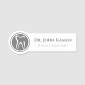 tandassistent | De Logo Teeth Naamplaatje (Voorkant)
