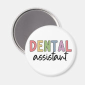 tandassistent | Giften voor assistent-tandarts Magneet (Voorkant / Achterkant)