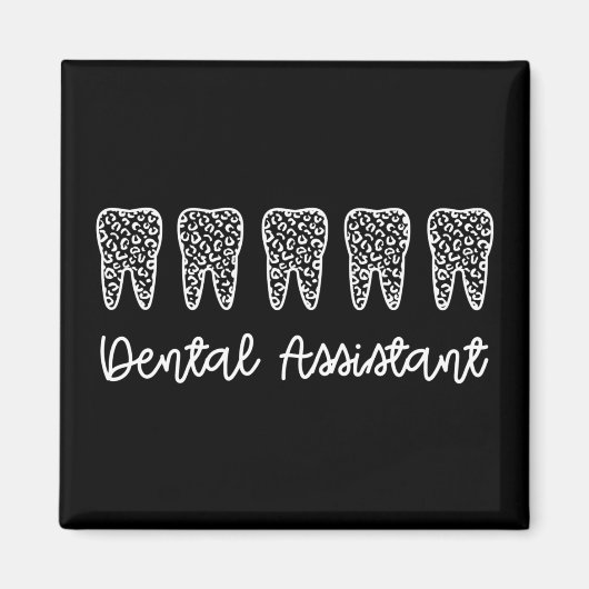 tandassistent | Giften voor assistent-tandarts Magneet (Voorkant)