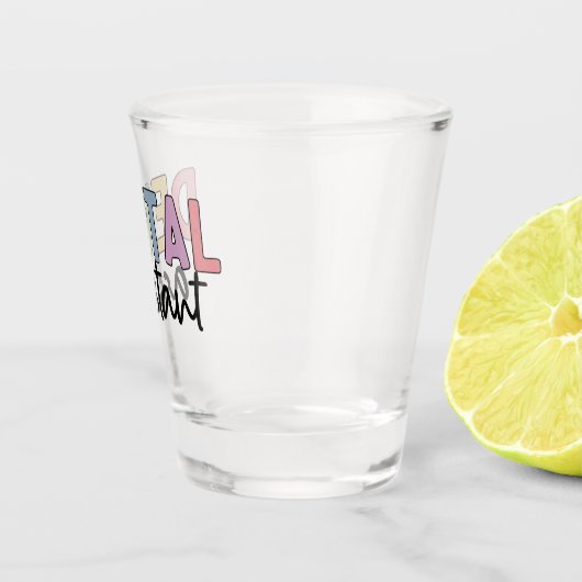 tandassistent | Giften voor assistent-tandarts Shot Glas (Rechts)