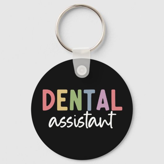 tandassistent | Giften voor assistent-tandarts Sleutelhanger (Voorkant)