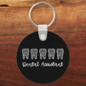 tandassistent | Giften voor assistent-tandarts Sleutelhanger (Voorkant)