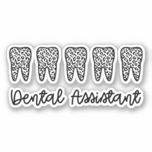 tandassistent Giften voor assistent-tandarts Sticker