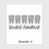 tandassistent | Giften voor assistent-tandarts Sticker (Vel)