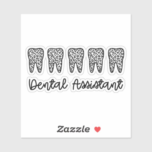 tandassistent | Giften voor assistent-tandarts Sticker (Vel)