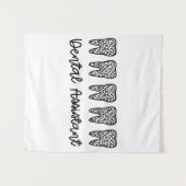 tandassistent | Giften voor assistent-tandarts Wandkleed (Voorkant (horizontaal))