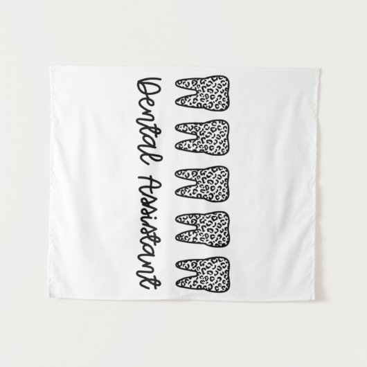 tandassistent | Giften voor assistent-tandarts Wandkleed (Voorkant (horizontaal))