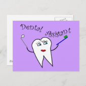 Tandassistent-T-shirts en cadeautjes Briefkaart (Voorkant / Achterkant)