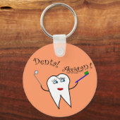 Tandassistent-T-shirts en cadeautjes Sleutelhanger (Voorkant)