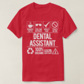 tandassistent-taak t-shirt (Design voorkant)