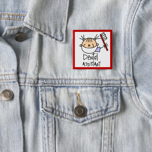 tandassistent vierkante button 5,1 cm (In situ)