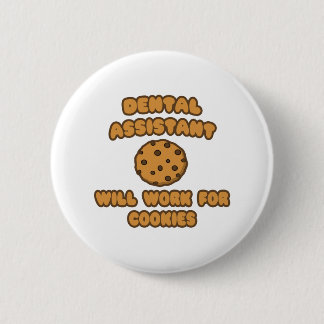 Tandassistent ... Werkt voor cookies Ronde Button 5,7 Cm