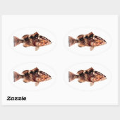 tandbaars ovale sticker (Vel)