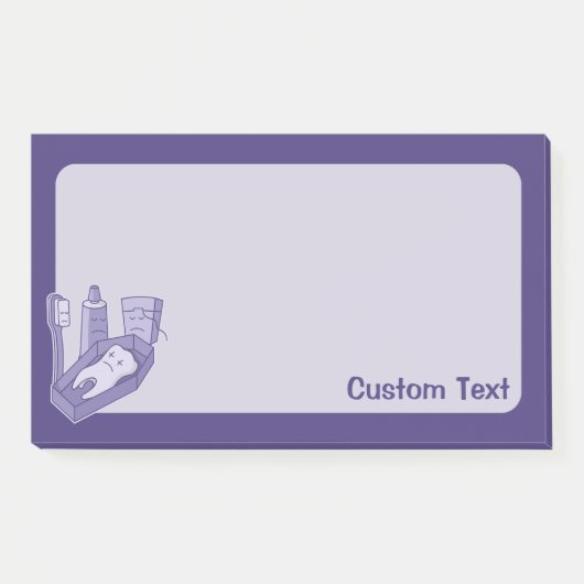 Tandbegrafenis Post-it® Notes (Voorkant)