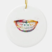Tandbeugels Keramisch Ornament (Voorkant)