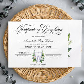 Tandbleek Certificaat van Voltooiing Cursus Flyer