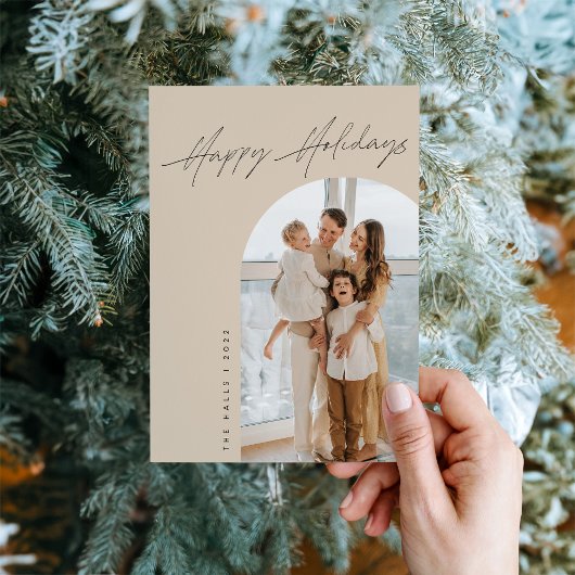 Tandboog Vakantiefoto Kerstkaart