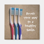 Tandelen met tandheelkundig Gezegde Magneet (Voorkant)