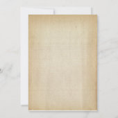 Tandem Bicycle 2 Waterverf  Rustic Wedding Kaart (Achterkant)