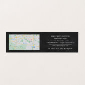 Tandem Bicycle & Chalkboard, Antiek dealer Visitekaartje (Binnenkant ongevouwen)