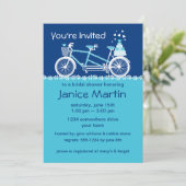 Tandem Bicycle Custom Aqua Kaart (Staand voorkant)