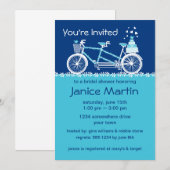 Tandem Bicycle Custom Aqua Kaart (Voorkant / Achterkant)