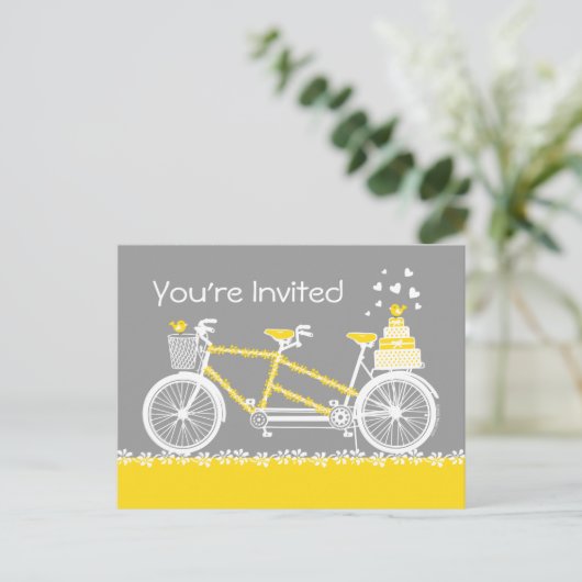 Tandem Bicycle Custom Doran Briefkaarten (Staand voorkant)