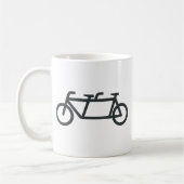 Tandem Bicycle Koffiemok (Links)