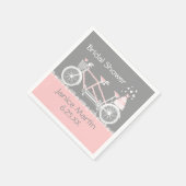 Tandem Bicycle Wedding Servet (Hoek)