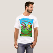 Tandem Bike met Two Dudes! T-shirt (Voorkant volledig)
