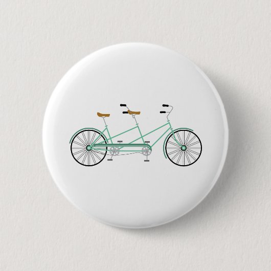 Tandem Bike Ronde Button 5,7 Cm (Voorkant)
