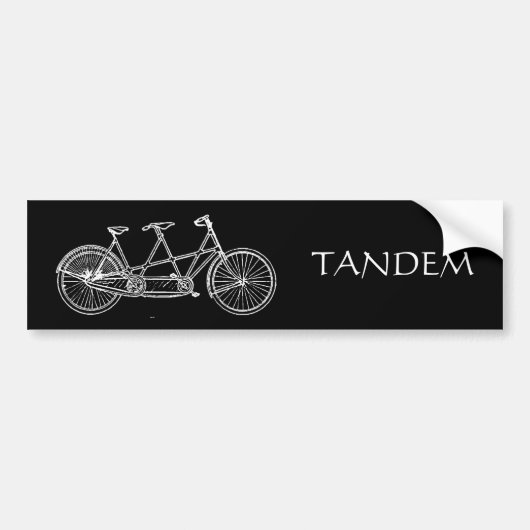 TANDEM BUMPERSTICKER (Voorkant)
