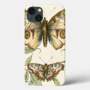 Tandem Butterflies over groene bladeren iPhone 13 Hoesje