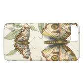 Tandem Butterflies over groene bladeren Case-Mate iPhone Case (Achterkant (Horizontaal))