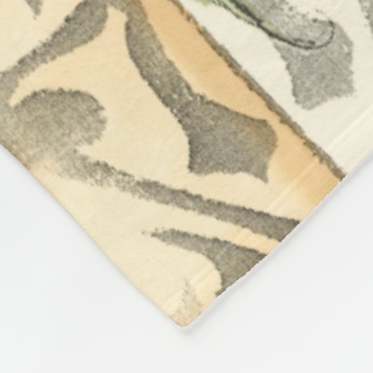 Tandem Butterflies over groene bladeren Fleece Deken (Hoek)