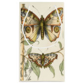Tandem Butterflies over groene bladeren Klein Cadeauzakje (Achterkant)