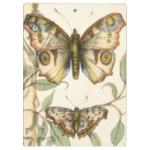 Tandem Butterflies over groene bladeren Klembord (Achterkant)