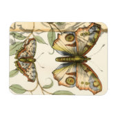 Tandem Butterflies over groene bladeren Magneet (Horizontaal)