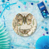 Tandem Butterflies over groene bladeren Papieren Bordje (Feest)