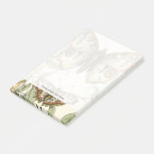 Tandem Butterflies over groene bladeren Post-it® Notes (Schuin)