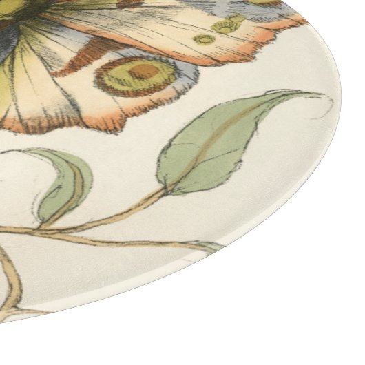 Tandem Butterflies over groene bladeren Snijplank (Hoek)