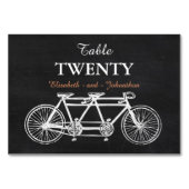 Tandem Chalkboard bruiloft Kaart (Voorkant)