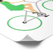 Tandem-cycli Poster (Hoek)