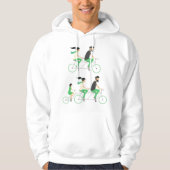 Tandem Cyclists Hoodie (Voorkant)