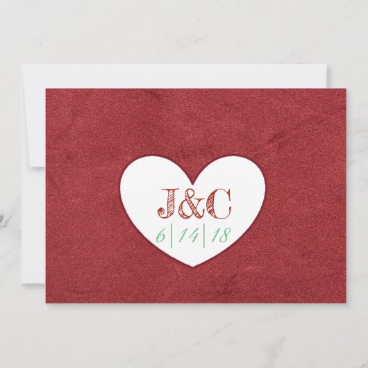 Tandem fiets bruiloft uitnodigingen (Achterkant)